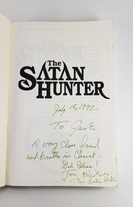 THE SATAN HUNTER Thomas W. Wedge R. L. Powers 1992 SIGNED Rare gallery