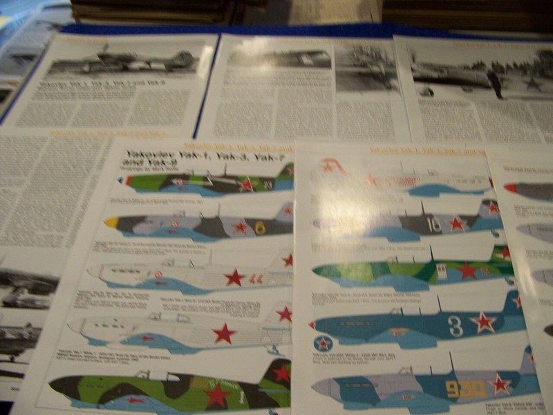 YAKOVLEV YAK-1/3/7/9 «AIRCRAFT IN PROFILE».. HISTORY/25 COLOR PROFILES (632KK)