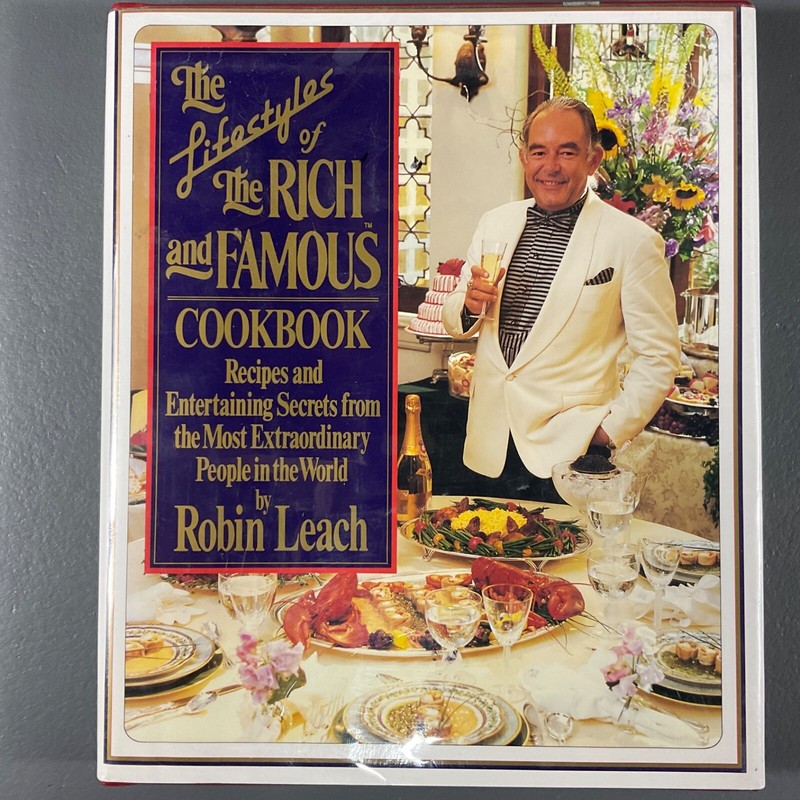 The Lifestyles of The Rich And Famous by Robin Leach Vintage Hardcover Book 1992