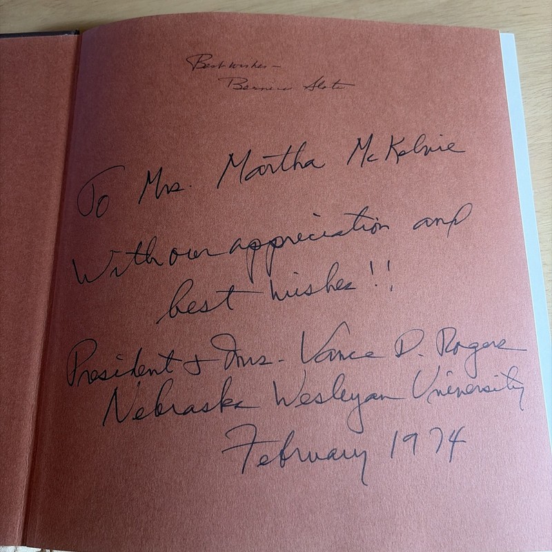 Willa Cather Pictorial Memoir 1973 1st Association Copy Inscribed Nebraska HC DJ gallery
