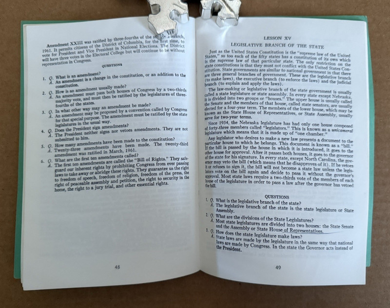 25 Lessons In Citizenship Book Hennessey Berkeley 1965 gallery