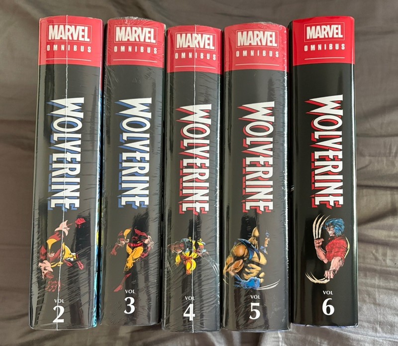 Wolverine Omnibus HC vol 2 3 4 5 6 all in GREAT COND! Marvel Hardcover near set