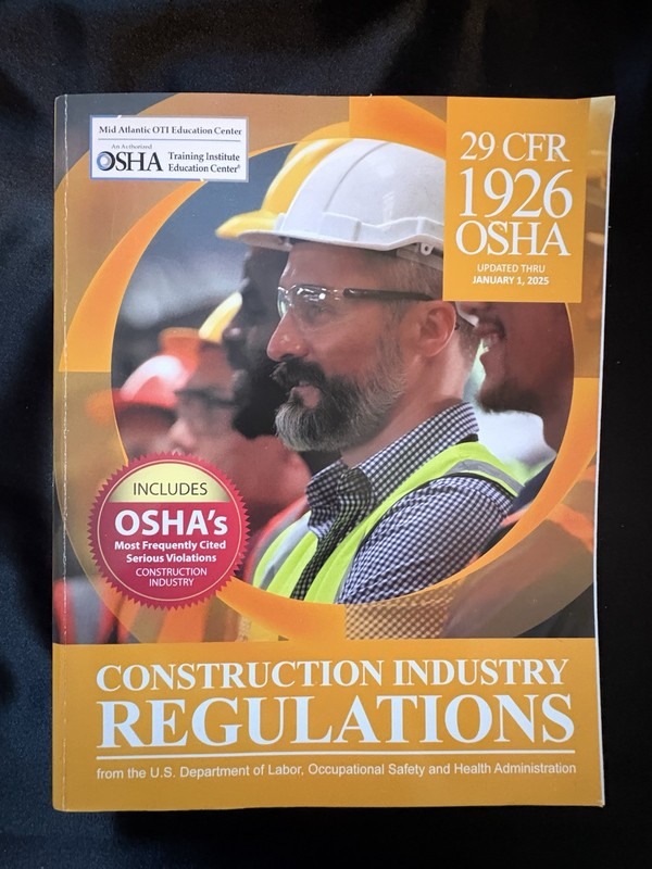 29 CFR 1926 OSHA Construction Industry Regulations January 1, 2025