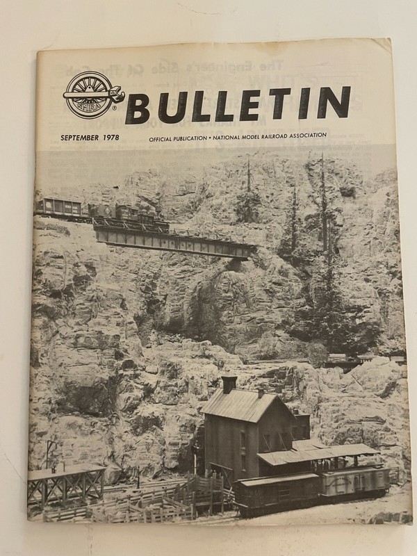 NMRA Bulletin magazine – Sept, 1978 – Susquehanna Terminal RR