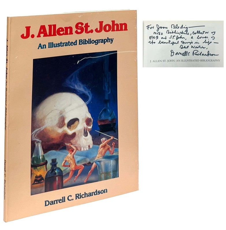 Darrell C Richardson / J Allen St John An Illustrated Bibliography Signed 1st ed