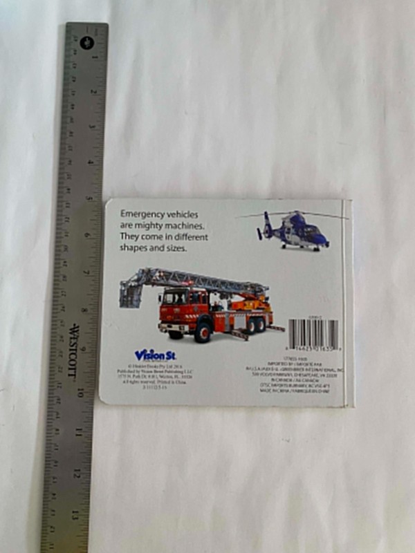 Mighty Movers: Emergency - Board book By Vision St. Vehicles Read Children GOOD gallery