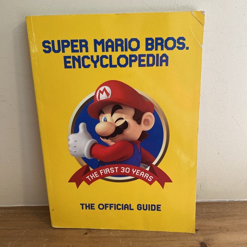 Super Mario Bros Encyclopedia Official Guide First 30 Years 2019 Nintendo Book