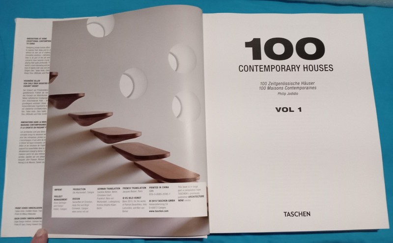 100 CONTEMPORARY HOUSES PHILIP JODIDIO Volumes 1 & 2 DJ HC Taschen Architecture gallery