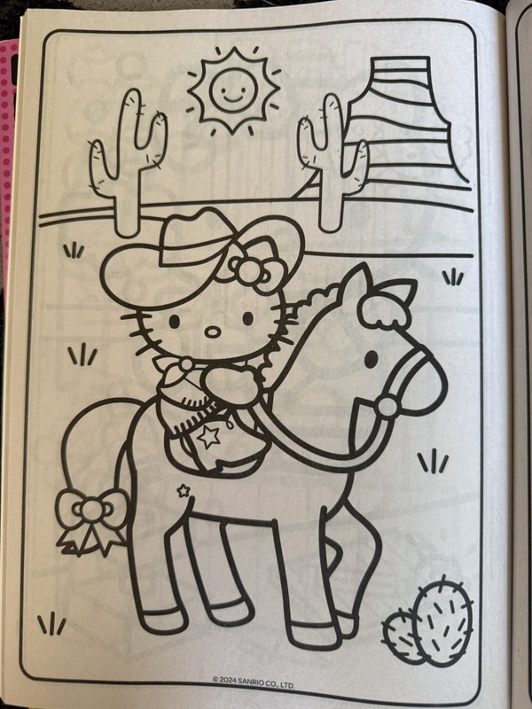 Sanrio Hello Kitty Coloring Book Jumbo Hours Of Fun By Bendon New gallery