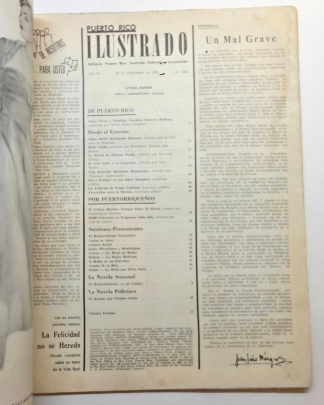 VINTAGE MAGAZINE / PUERTO RICO ILUSTRADO / 1951 #138 gallery