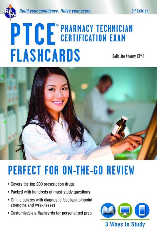 PTCE – Pharmacy Technician Certification Exam Flashcard Book + Online – pape…
