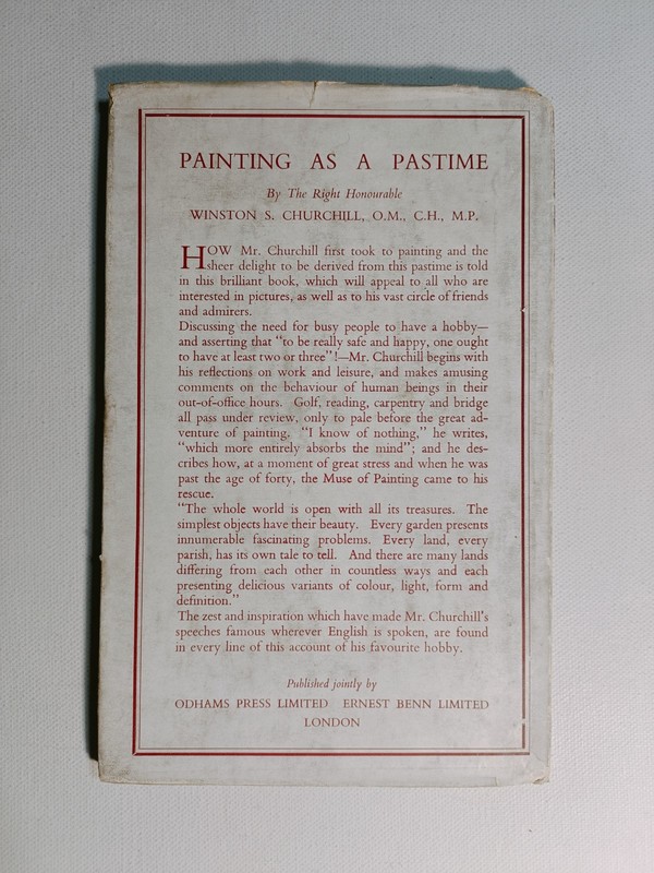 Painting As A Pastime by Winston S. Churchill 1948 1st Edition hardback Odhams gallery