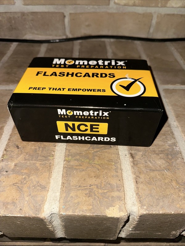 Mometrix NCE Test Preparation Flashcards Study Cards in Box