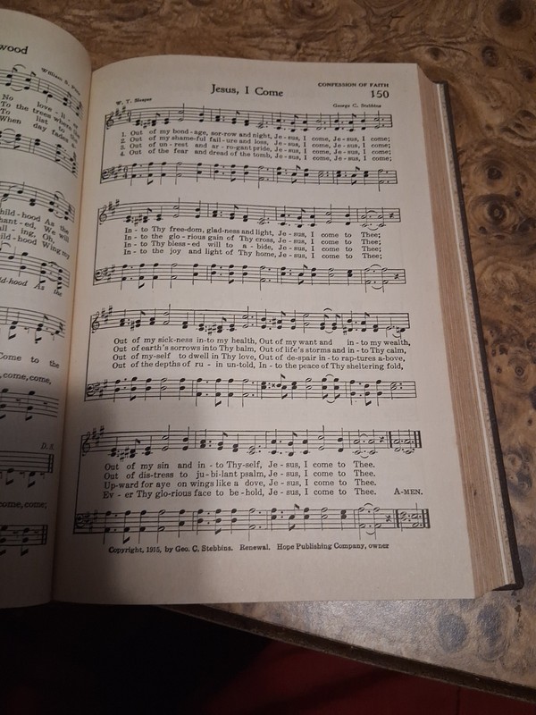1940 THE SERVICE HYMNAL HARDCOVER HOPE PUBLISHING CHICAGO ROUND AND SHAPED NOTES gallery