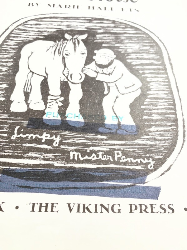 Mister Penny's Race Horse Marie Hall Ets 1956 First Edition Ex Library Book gallery