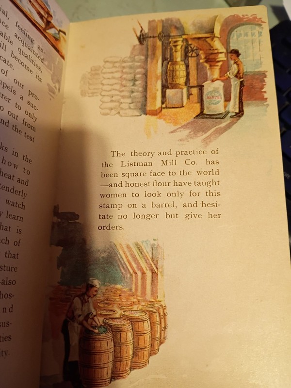 Antique Advertisement "Pat A Cake" Book for Marvel Flour Dated 1899 G.M. Heath gallery