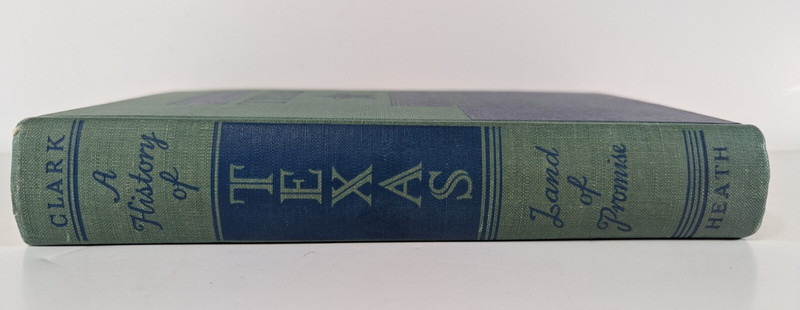 A History of Texas Land of Promise Hardcover Book 1939 J.L. Clark Vintage gallery
