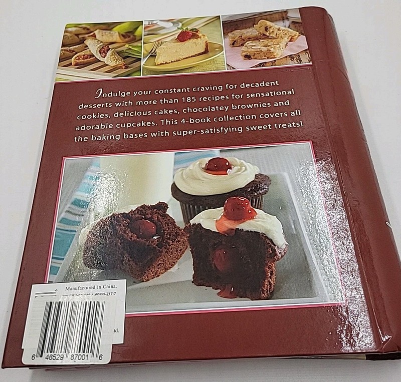 4 Books In 1 Cookies Cakes Brownies Cupcakes 2010 Hardback Spiral Bound Cookbook gallery