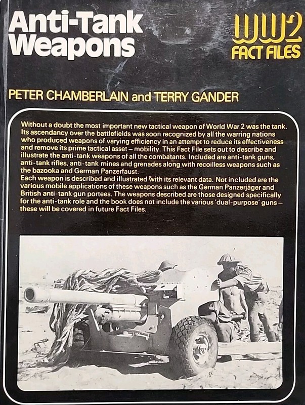 Anti-Tank Weapons WW2 Fact Files Peter Chamberlain And Terry Gander Arco