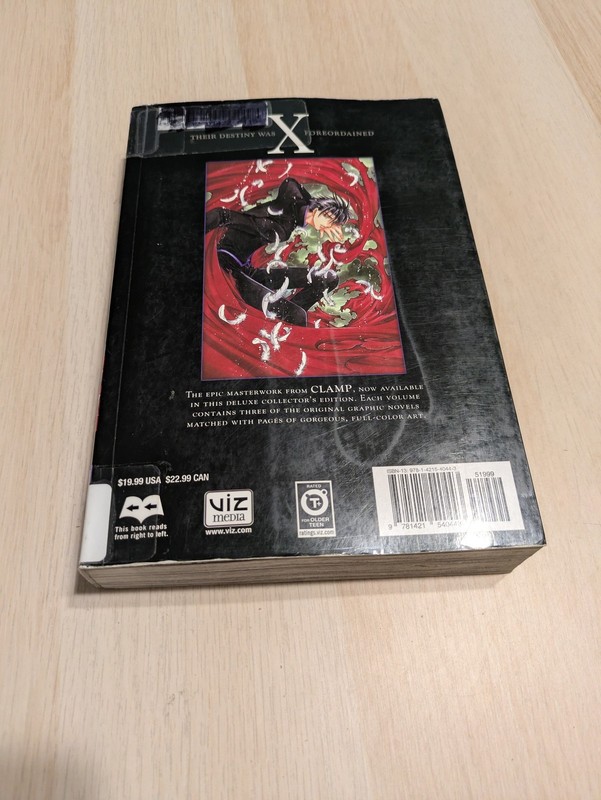 Clamp X 3-in-1 Omnibus IV Volume 4 English Manga OOP gallery