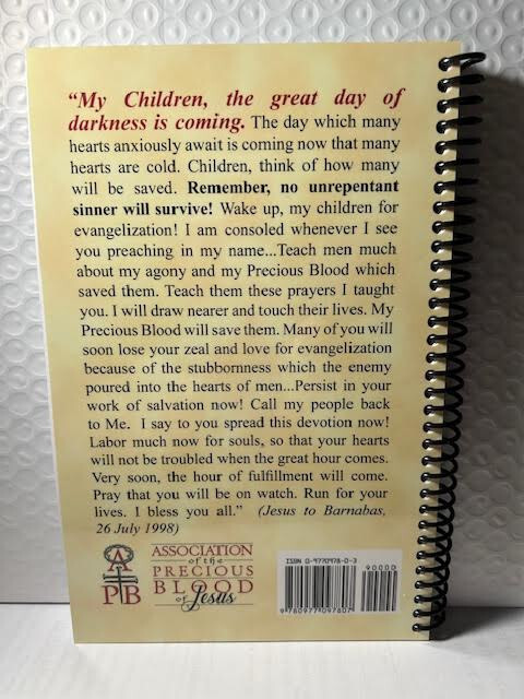 Precious Blood of Jesus Daily Devotional SPIRAL (NEW LARGE PRINT!) Restocked! gallery