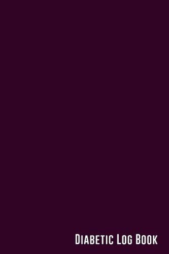 DIABETIC LOG BOOK: (PURPLE) POCKET SIZE 4″ X 6″ – 52 WEEK By My Diabetic Journal