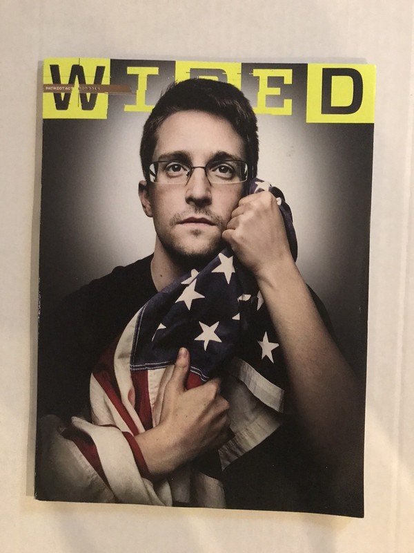 Wired magazine September 2014 Edward Snowden cover