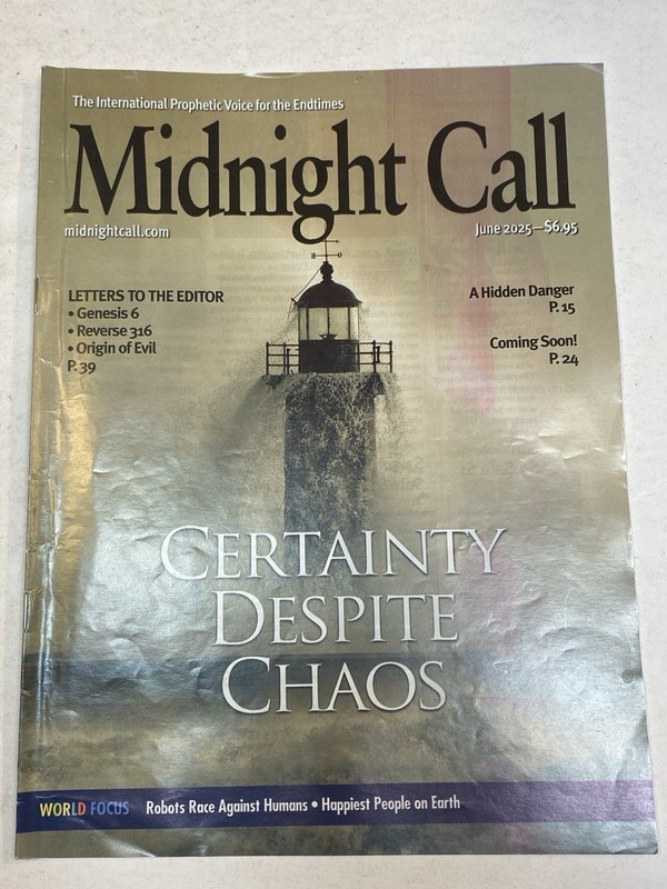 Midnight Call Magazine June 6 2025 Bible Certainty Despite Chaos Genesis 6 Evil