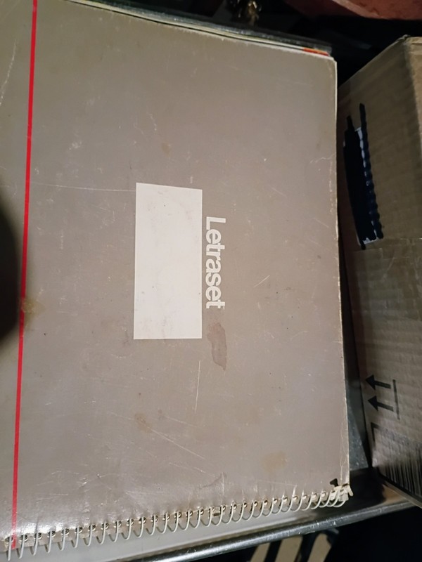 1984 Letraset Graphic Art Materials Reference Manual Spiral Binding. XM gallery