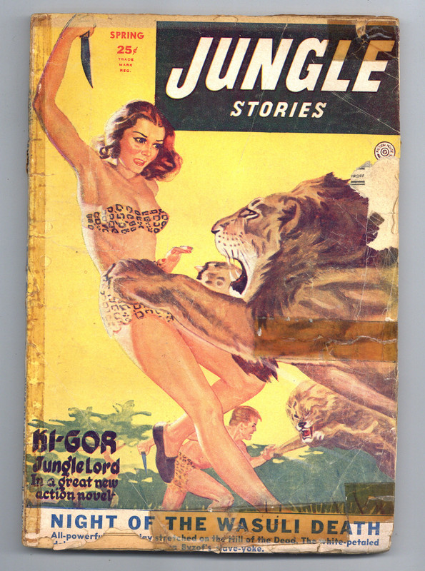 Jungle Stories Pulp 2nd Series Mar 1952 Vol. 5 #5 GD- 1.8 Low Grade