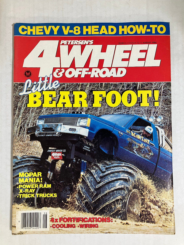 Petersen’s 4 Wheel & Off Road Magazine August 1984 BEARFOOT Issue