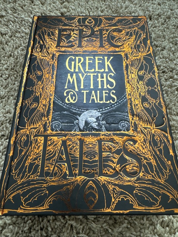 GREEK MYTHS & TALES Epic Tales Mythology Gothic Fantasy Deluxe Hardcover Book