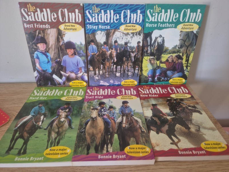 The Saddle Club Bulk Bundle 6 Books by Bonnie Bryant (Box Set & Slipcase, 2006) gallery