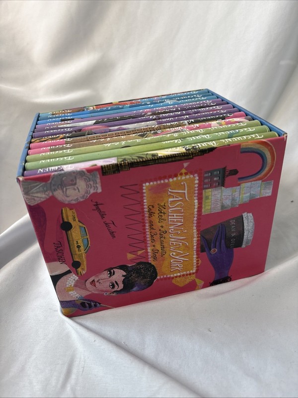 Taschen’s 12 Book Box Set Paris London Berlin N.Y Shops Restaurants Hotels Bars gallery