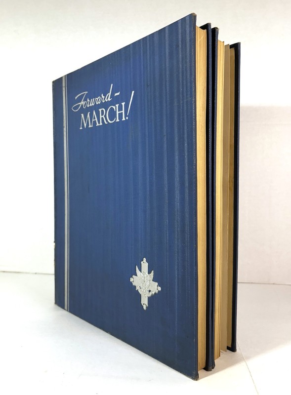 Set of 2 Forward -- March! by Frank J. Mackey 1934 Hardcovers gallery