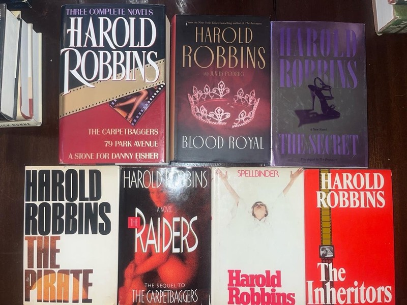 9 Novels in 7 Books Harold Robbins The Inheritors, Raiders, Pirate, Secret Lot