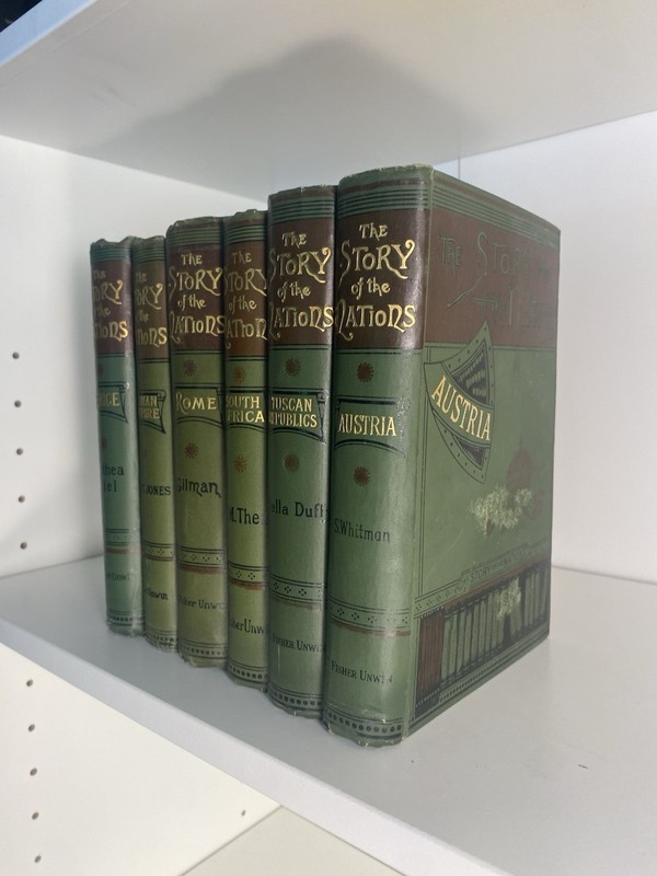 1894 Story of the Nations Series 6 Volumes G. P. Putnam’s Sons Antique Hardbacks gallery