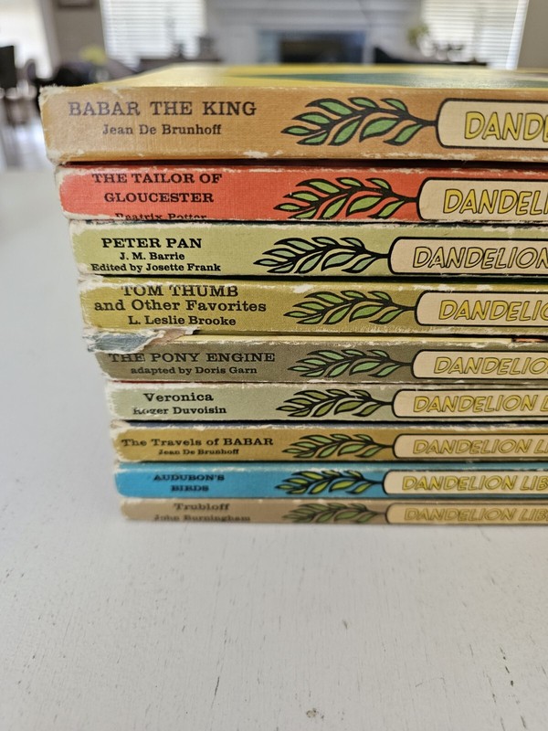 Vintage Dandelion Books Lot Of 9 2 In 1 Books Petter Rabbit, Bedtime Stories,... gallery