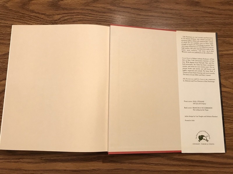PAINTINGS IN THE HERMITAGE by Colin Eisler ; Stewart Tabori Chang,1990 HC/DJ gallery