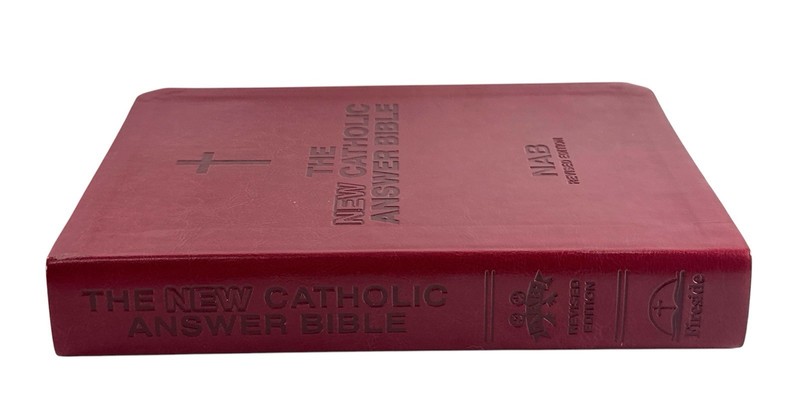 The New Catholic Answer Bible NAB Revised Edition Red Faux Leather Flexibound gallery