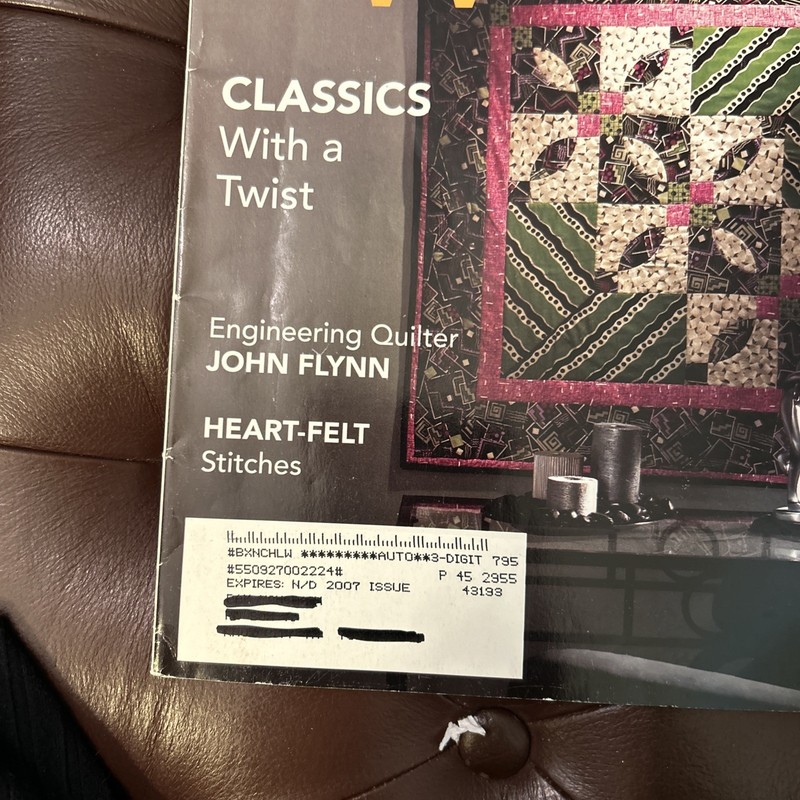 Quilter's World Magazine February 2006 Classics with a Twist add curves gallery