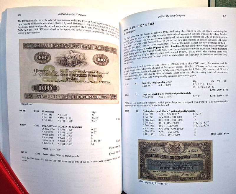 Paper Money of Ireland by Blake and Callaway, 1st ed. 2009 Softcover 496 pages gallery