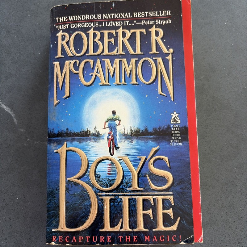Boys Life By Robert McCammon First Pocket Books Paperback Printing May 1992
