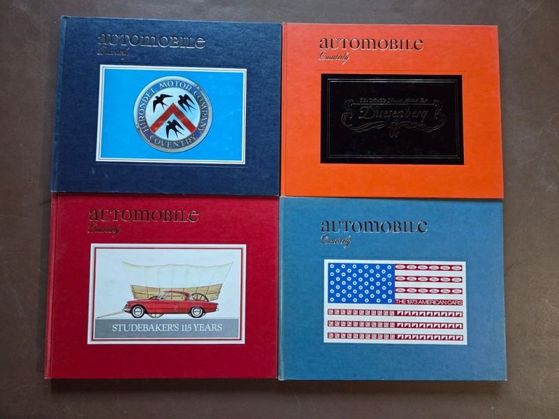 Issues 1-4 1972 Automobile Quarterly Volume 10 in Jacket