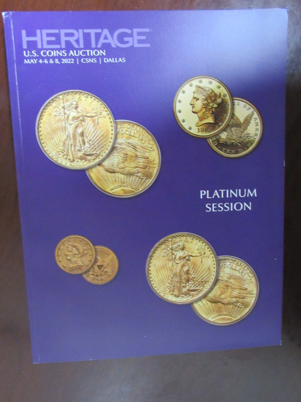 Heritage: 2022 U. S. Coin Auction Platinum Session, Total 300 Pages #1344
