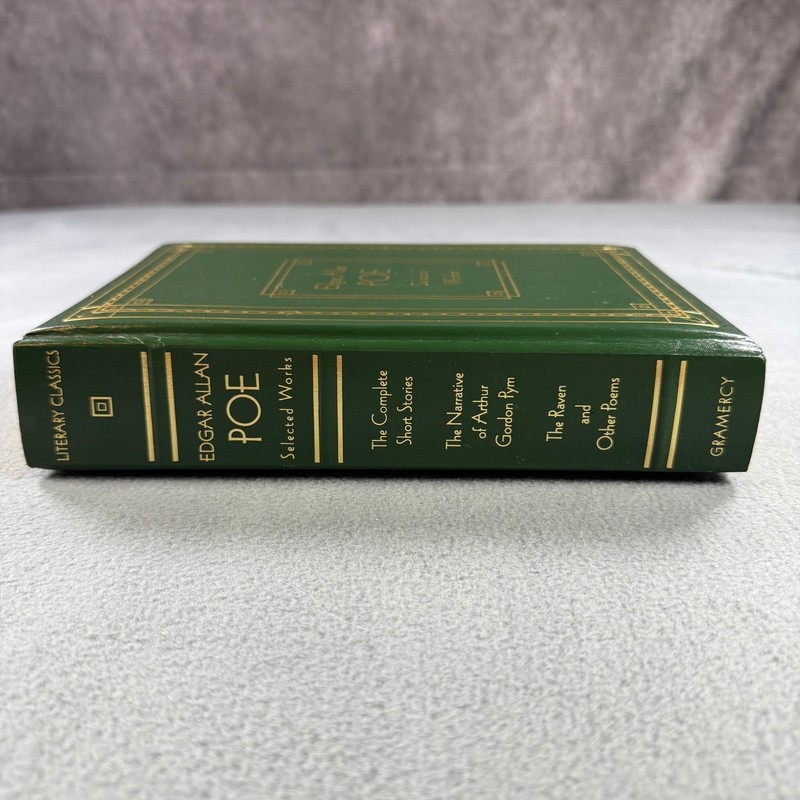 Edgar Allan Poe Selected Works Gramercy Literary Classics Green Gold Gilt Book gallery