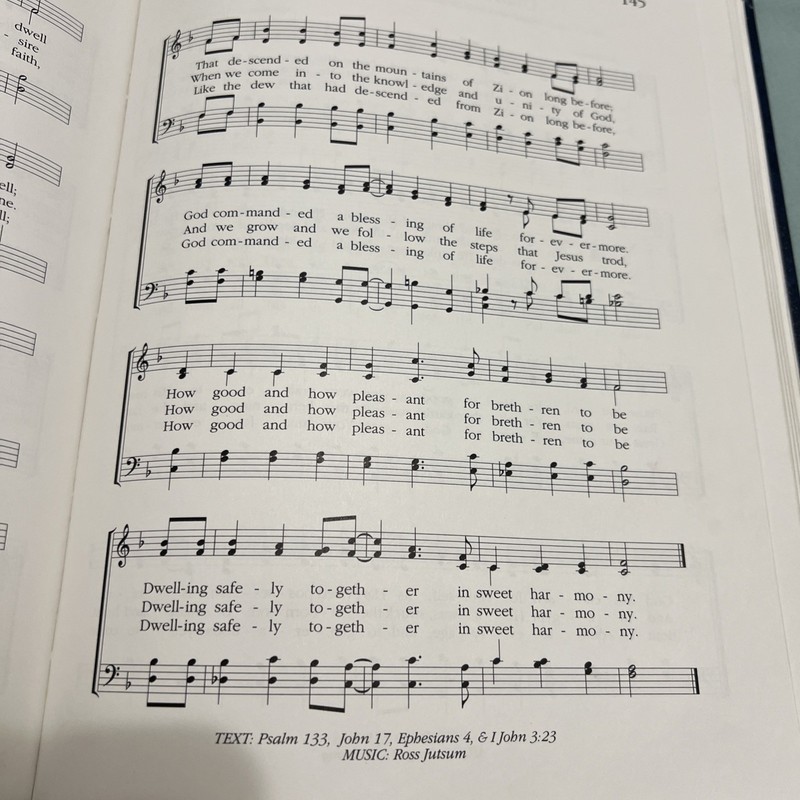 WORLDWIDE CHURCH OF GOD HYMNAL - 1993 Hardcover Hymnal gallery