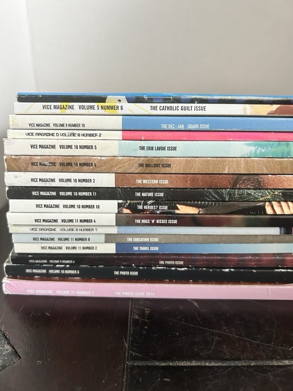 VICE Magazine Lot – 16 Issues – Art, Culture, Fashion, Politics (2010s) Rare gallery