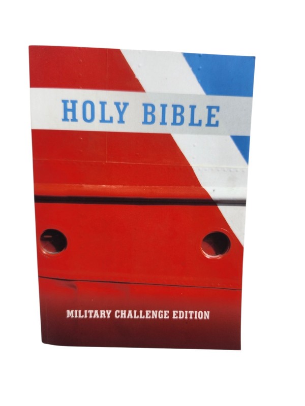 Holy Bible ESV Military Challenge Edition Camo Compact Pocket Paperback 6×4 NEW