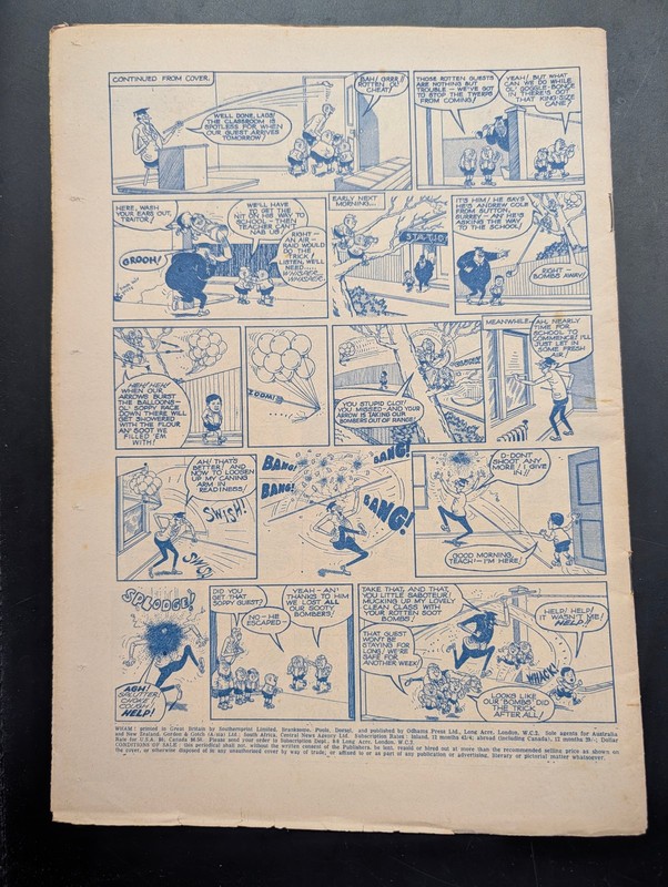 Wham! Comic No 177, 4th November 1967, Odhams Press. gallery